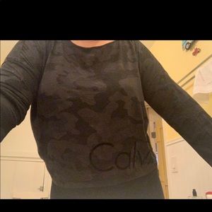 Calvin Klein Long Sleeve Workout Shirt